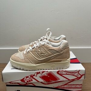 Aime Leon Dore New Balance Cream and White Sneakers
